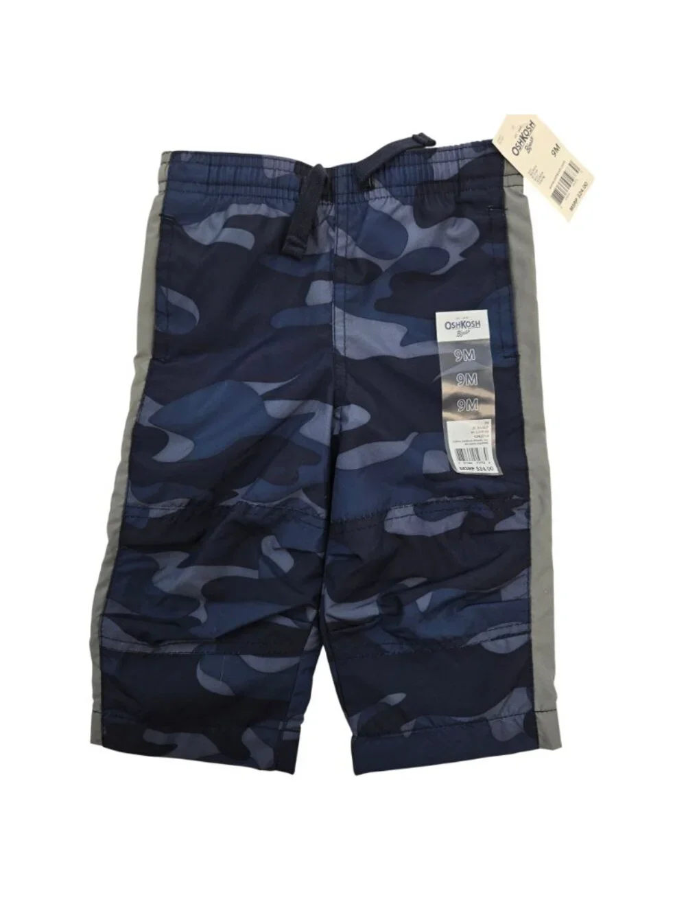 Bundle of NWT Oshkosh B'Gosh Track Pants & Carter's Dog Print Shorts Size Boy's